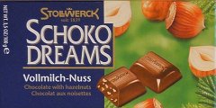 Stollwerck poziom Schoko Dreams Vollmilch Nuss